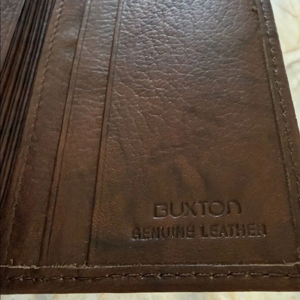 Buxton Rich Brown‎ Leather Card Holder